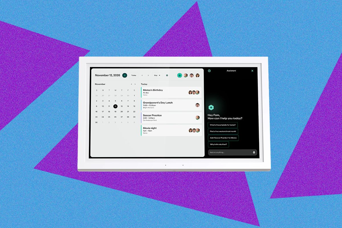 Greenlight Family Hub (2026): Finally, a Digital Wall Calendar With a Voice Assistant — Wired, Paris Technology news